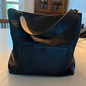 MCM large calfskin Ottomar Klara hobo